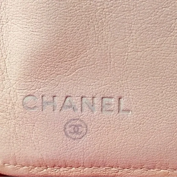 CHANEL Leather Long Wallet CC Logo Beige - Picture 13 of 13
